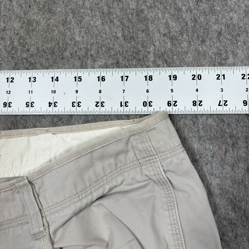 ecko unltd Cargo Shorts Men's Size 40 Vintage Baggy Cream Tan Outdoor Travel Y2K - Picture 5 of 9
